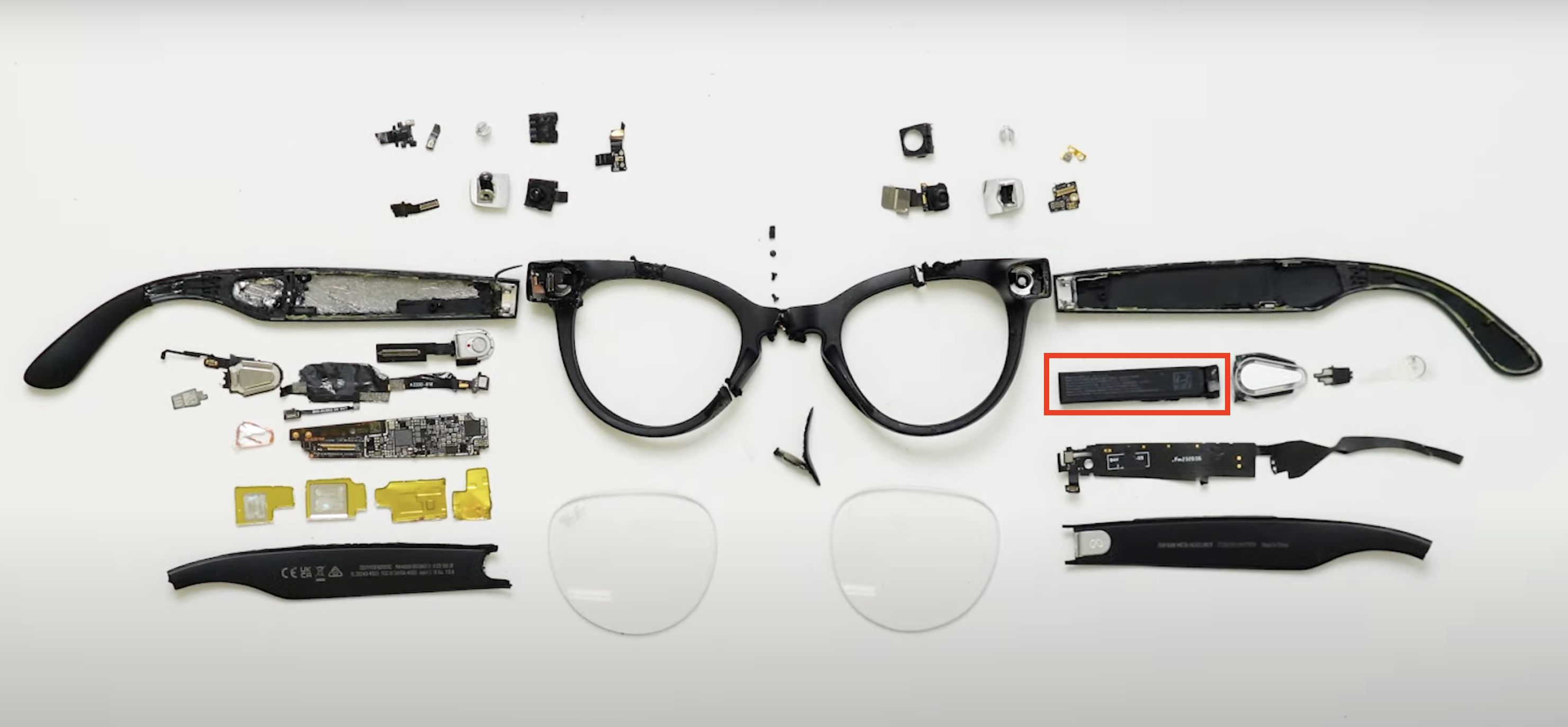 Glasses teardown